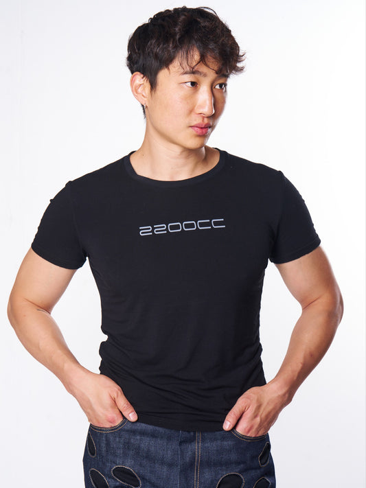 2200CC Fitted Logo Tee - front